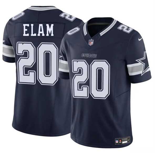 Men & Women & Youth Dallas Cowboys #20 Kaiir Elam Navy 2025 F.U.S.E. Vapor Untouchable Limited Stitched Jersey